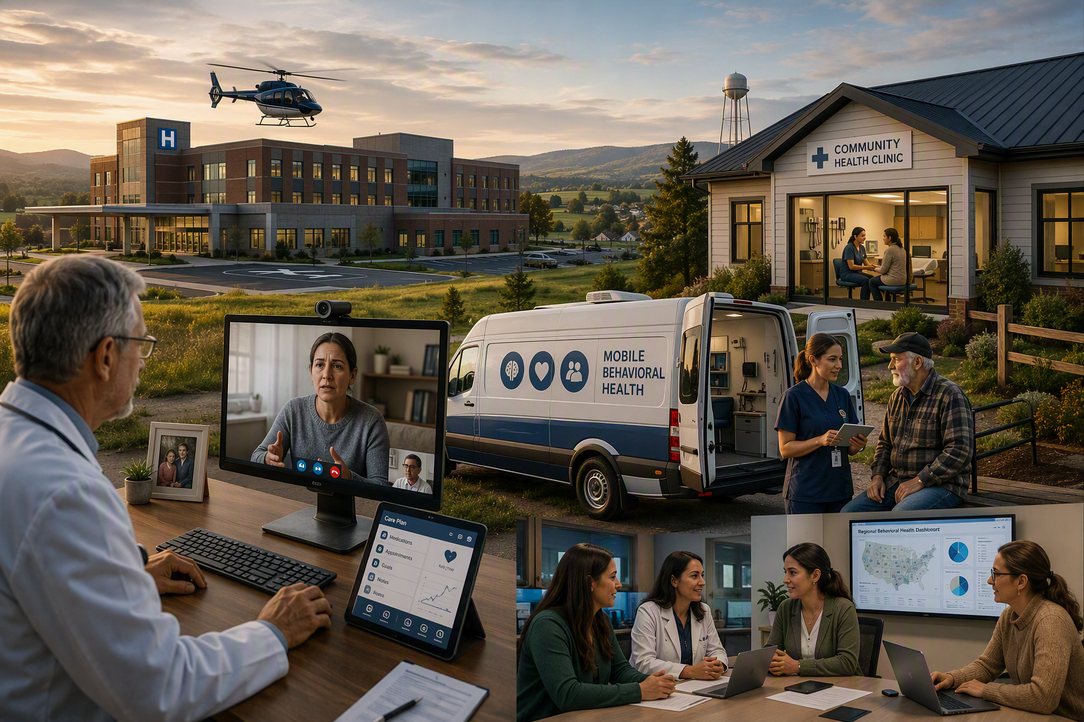Editorial healthcare illustration